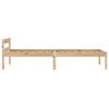 vidaXL Bed Frame without Mattress Solid Pine Wood 100x200 cm