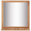 vidaXL Bathroom Mirror 60x12x62 cm Solid Walnut Wood