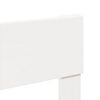 vidaXL Bed Frame without Mattress White 135x190 cm Double Solid Wood Pine