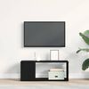 vidaXL TV Cabinet Set Black Oak 80 x 24 x 32 cm Engineered Wood