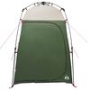 vidaXL Shower Tent Folding with Storage Green 160 x 160 x 227 cm Steel