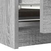 vidaXL TV Cabinet Grey Sonoma 100x35x54 cm Engineered Wood