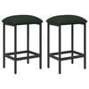 vidaXL Bar Stool 2 pcs Dark Green 40 x 32 x 74 cm Engineered Wood