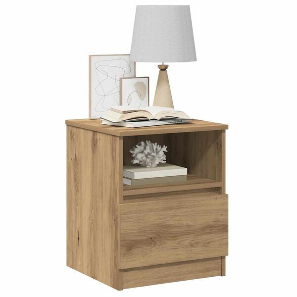 vidaXL Bedside Cabinets 2 pcs Artisan Oak 40x40x50 cm Engineered Wood