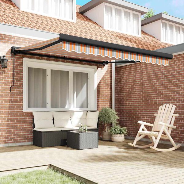 vidaXL Awning Multicolour 300 x 250 x 165 cm Polyester and Aluminium