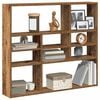 vidaXL Wall Shelf Old Wood 90x16x78 cm Engineered Wood