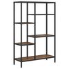 vidaXL Book Shelf 80x30x120 cm Steel and Engineered Wood