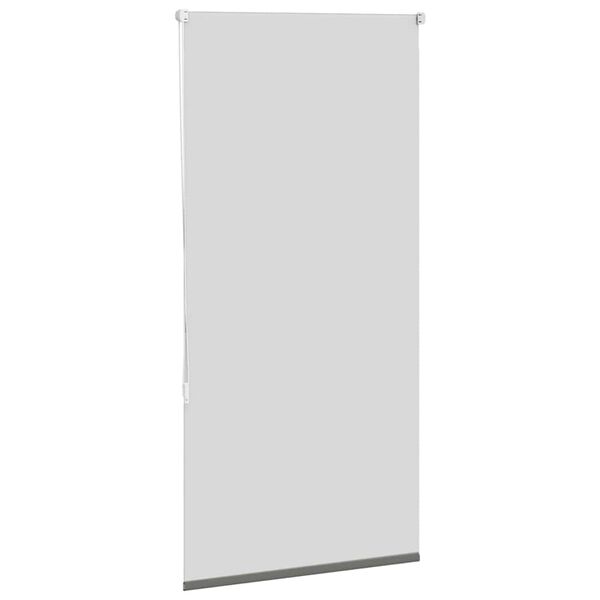 vidaXL Roller Blind Blackout Grey 85x150 cm Fabric Width 80.7 cm Polyester
