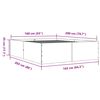 vidaXL Bed Frame without Mattress Concrete Grey 160x200 cm