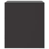 vidaXL Bedside Cabinets 2pcs Black 34.5x39x44 cm Steel