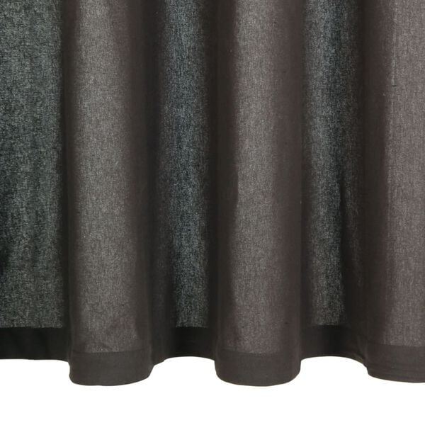 vidaXL Curtains with Metal Rings 2 pcs Cotton 140x225 cm Anthracite