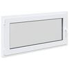 vidaXL Basement Window "RISOR" 120x60 cm Tilt&Turn DIN Left White