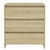 vidaXL Sideboard Sonoma Oak 70x41x75 cm Engineered Wood
