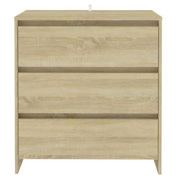 vidaXL Sideboard Sonoma Oak 70x41x75 cm Engineered Wood