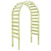 vidaXL Pergola | Natural Wood | Treated Pinewood | Standard | Decorative Inlays