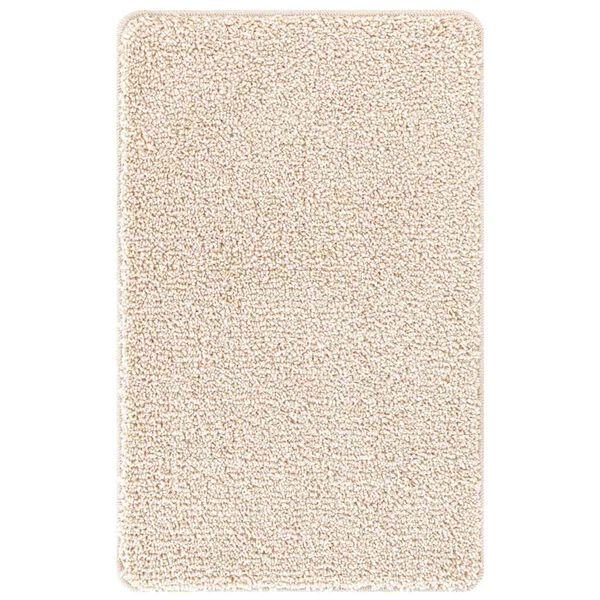 vidaXL Anti-slip Bath Mat Cream 50 x 80 cm PP