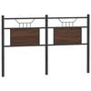 vidaXL Replace Headboard Brown Oak 137 cm Engineered Wood and Steel