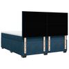 vidaXL Box Spring Bed with Mattress Blue 200x200 cm Velvet