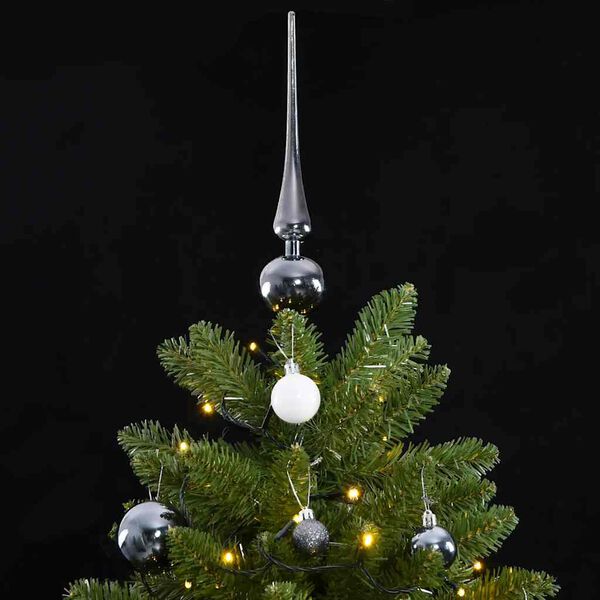 vidaXL Artificial Hinged Christmas Tree 300 LEDs & Ball Set 300 cm