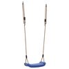 vidaXL Outdoor Swing Seat for Kids Single with Adjustable Rope Blue