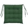 vidaXL Seat Cushions 4 pcs Dark Green 40 x 40 x 6 cm Corduroy Fabric