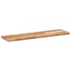 vidaXL Floating Shelf 80x20x2 cm Oil Finished Solid Wood Acacia