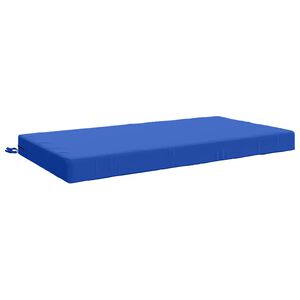 vidaXL Seat Cushion SOEST 100% Polyester Royal Blue 120 x 80 x 10 cm