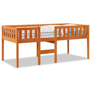 vidaXL Children's Bed without Mattress Wax Brown 80x200 cm Solid Wood Pine
