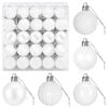 vidaXL Christmas Ball Set 100 pcs White 4 cm Polystyrene