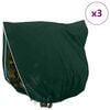 vidaXL Frost Protection Plant Fleece Covers 3 pcs Green 2 x 2.36 m