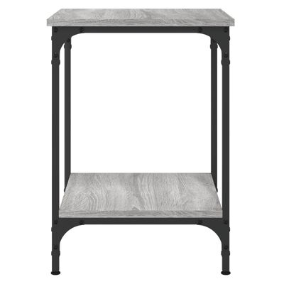 vidaXL Coffee Table Grey Sonoma 40x40x55 cm Engineered Wood
