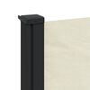 vidaXL Retractable Side Awning Cream 120x600 cm