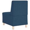 vidaXL Modular Sofa Unit Armless 3 pcs Blue 55 x 74 x 82 cm Fabric