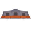 vidaXL Tent with Roof with Storage Grey and Orange 680 x 510 x 210 cm