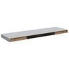 vidaXL Floating Wall Shelves 4 pcs Concrete Grey 80x23,5x3,8 cm MDF