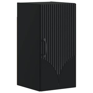 vidaXL Bathroom Wall Cabinet HOORN Black 30 x 31 x 59 cm