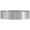 vidaXL Planter Ring Silver 80 x 80 x 20 cm Galvanised Steel