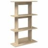 vidaXL Wall Shelf Wall-Mounted Sonoma Oak 56 x 20 x 90 cm