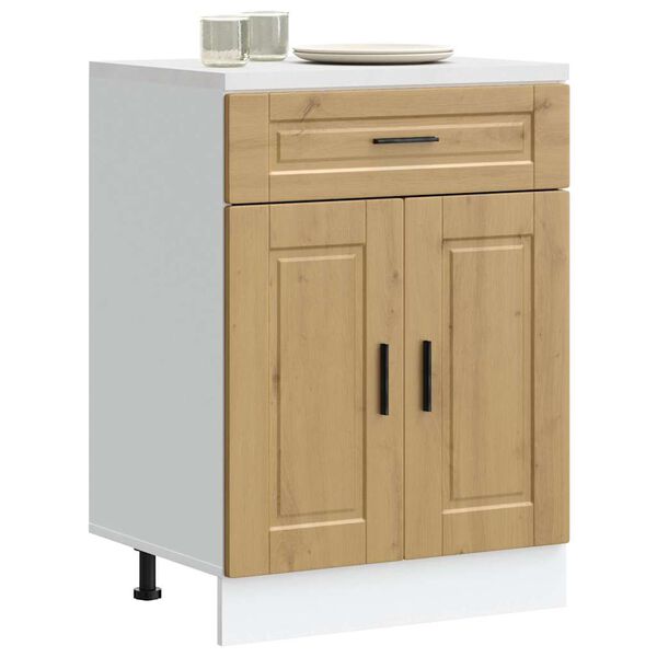 vidaXL Kitchen Base Cabinet&nbsp;Porto Artisan Oak Engineered Wood