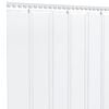 vidaXL Door Curtain Transparent 200 mmx1.6 mm 10 m PVC
