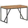 vidaXL Dining Table 120x60x76 cm Solid Acacia and Mango Wood