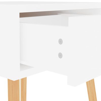 vidaXL Bedside Cabinet White 40x40x56 cm Engineered Wood