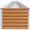 vidaXL Garden Raised Bed 1164 x 50 x 36 cm Galvanised Steel