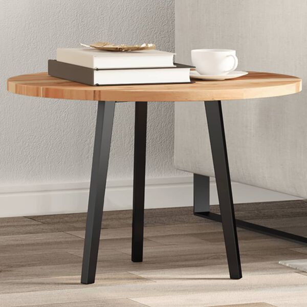 vidaXL Table Top Round &Oslash;60x2 cm Solid Wood Acacia