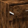 vidaXL Sideboard Smoked Oak 50x42.5x93 cm Engineered Wood