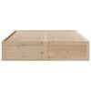 vidaXL Bed Frame without Mattress with Drawers 180x200 cm Super King Solid Wood Pine