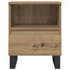 vidaXL Bedside Cabinet Artisan Oak 40x35x50 cm Engineered Wood