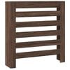 vidaXL Radiator Cover Brown Oak 78x20x82 cm Engineered Wood