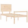vidaXL Senior Bed without Mattress 100x200 cm Solid Wood