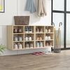 vidaXL Shoe Cabinets 2 pcs Sonoma Oak 52.5x30x50 cm